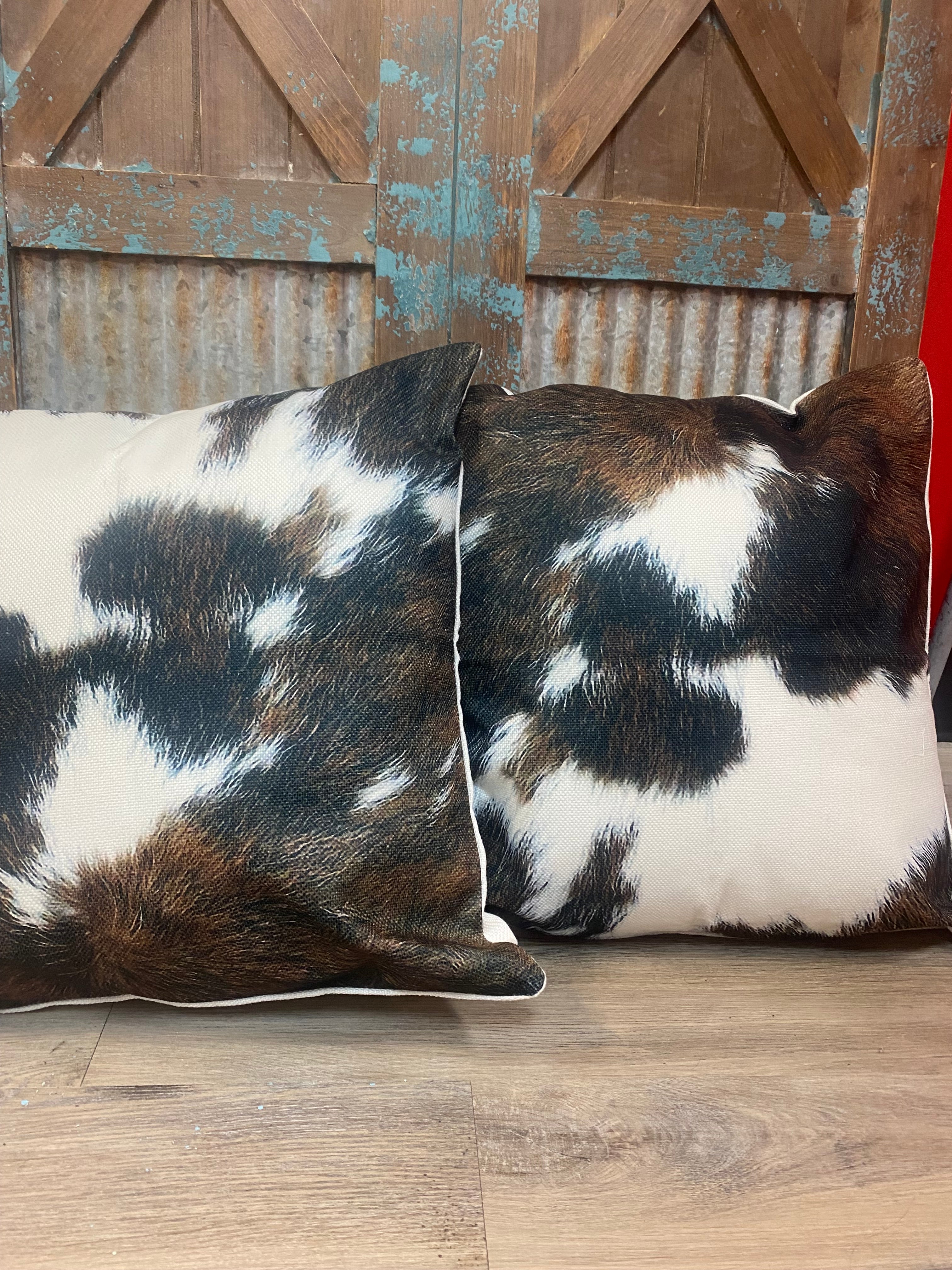 Animal print throw pillows