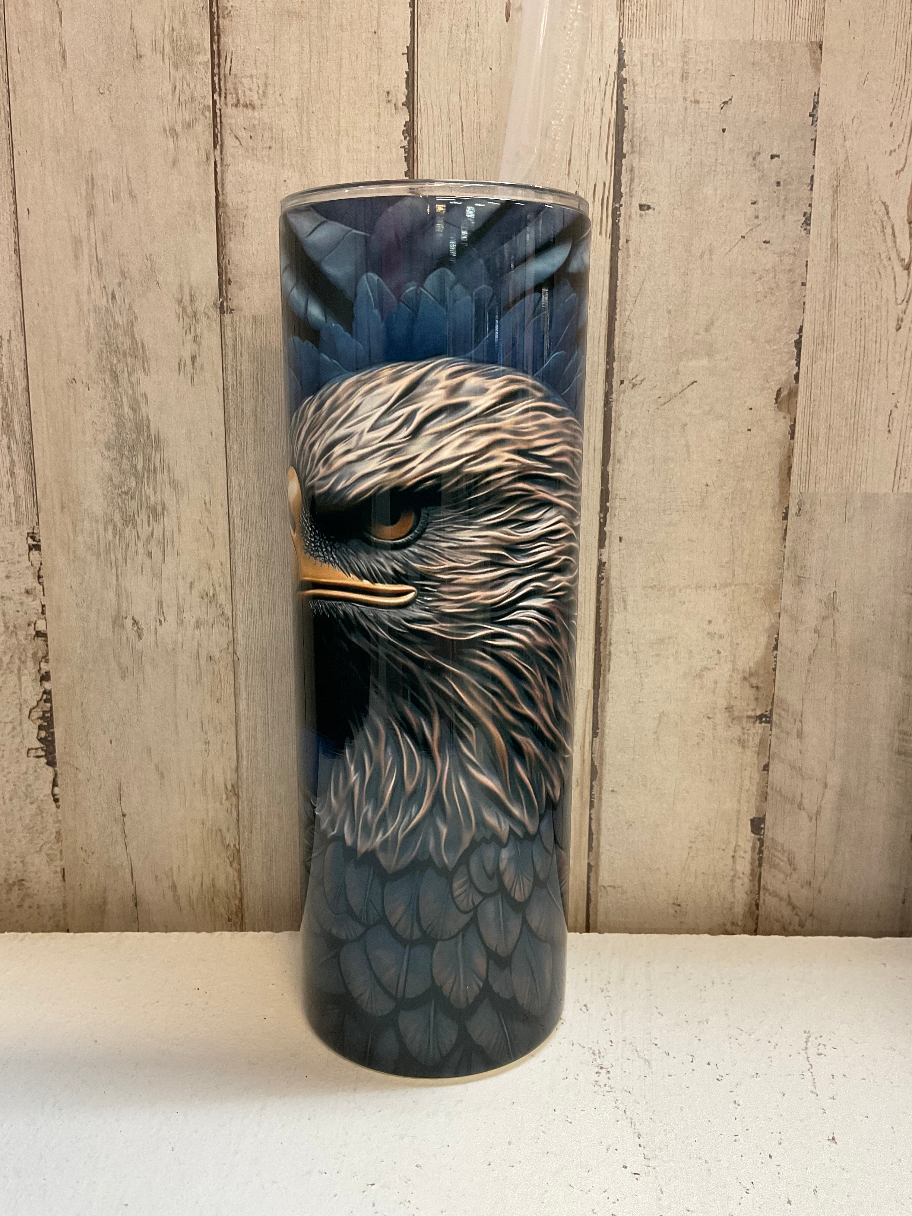 Eagle 3-D tumbler