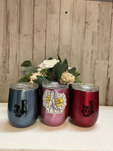 Lady veteran Wine tumbler