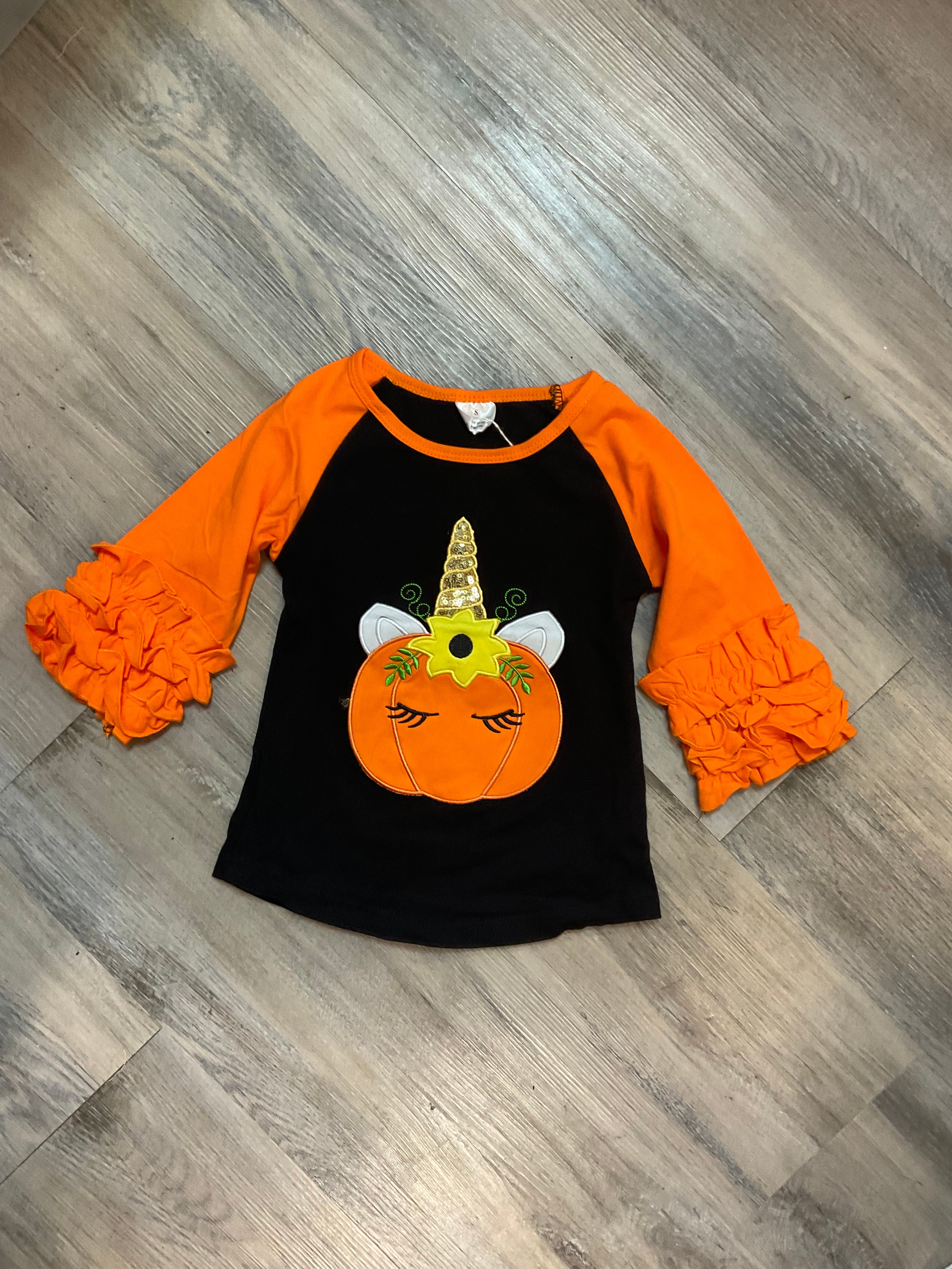 Unicorn pumpkin top