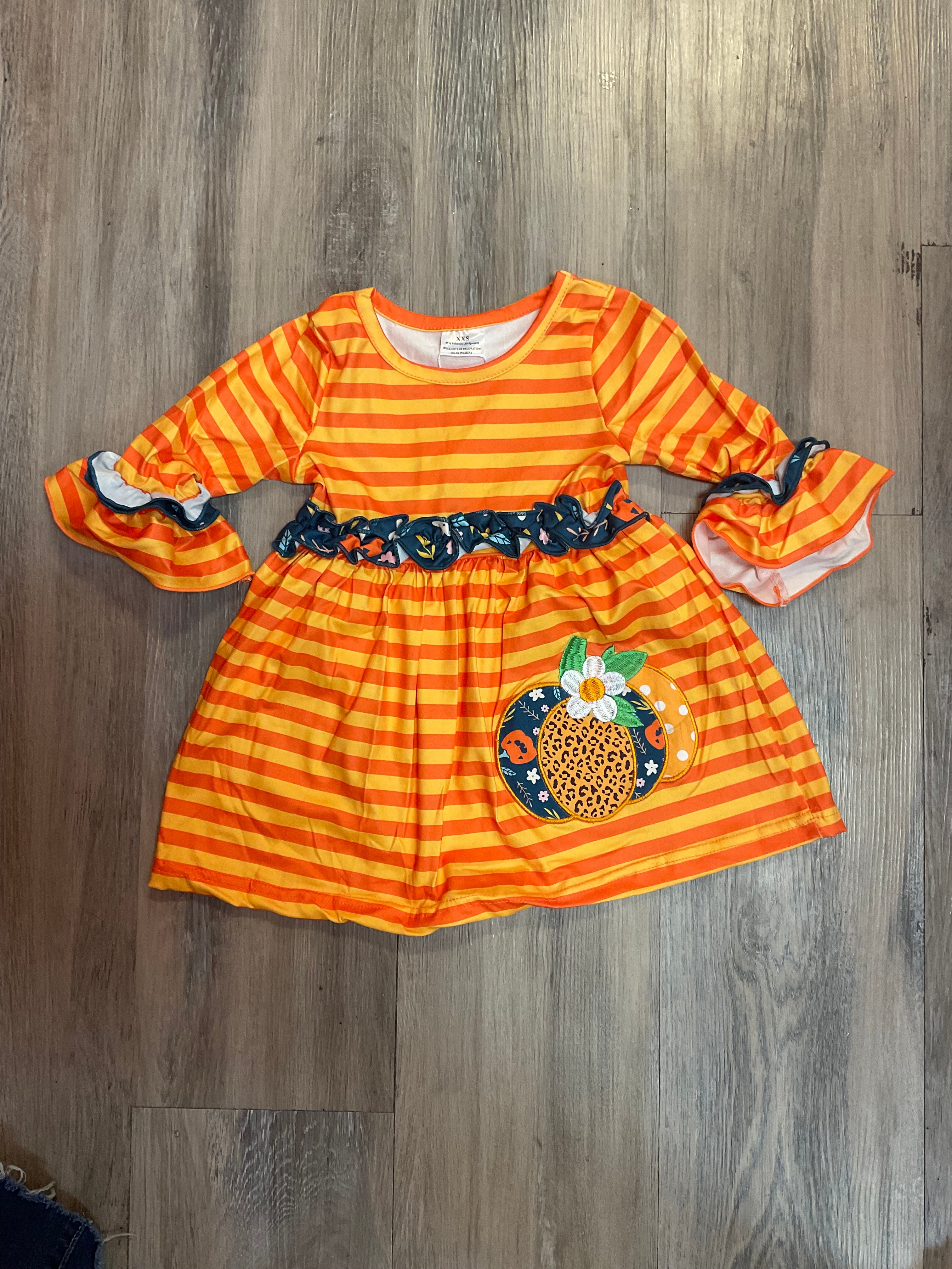 Striped Pumpkin Dress