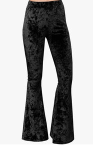 Velvet Boot Cut Pants