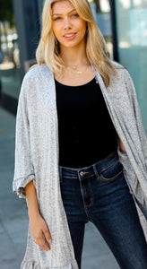 Solid Dolman cardigan