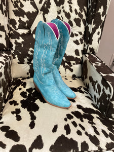 Turquoise Cowgirl Boots