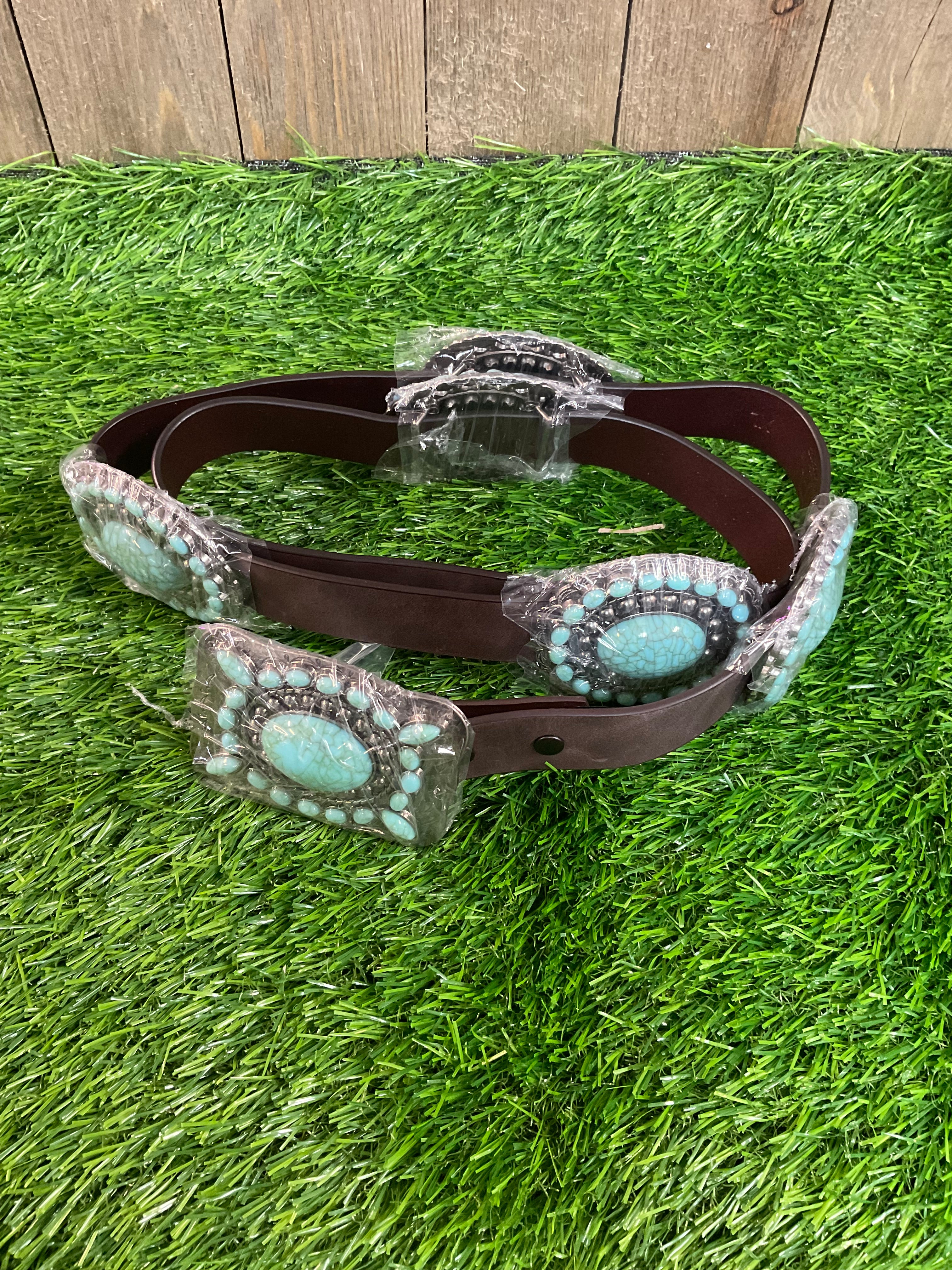 Turquoise Concho Belt