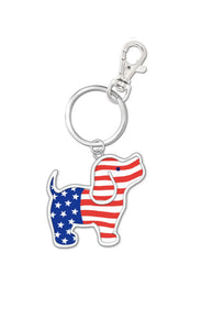 American Pup Keychain