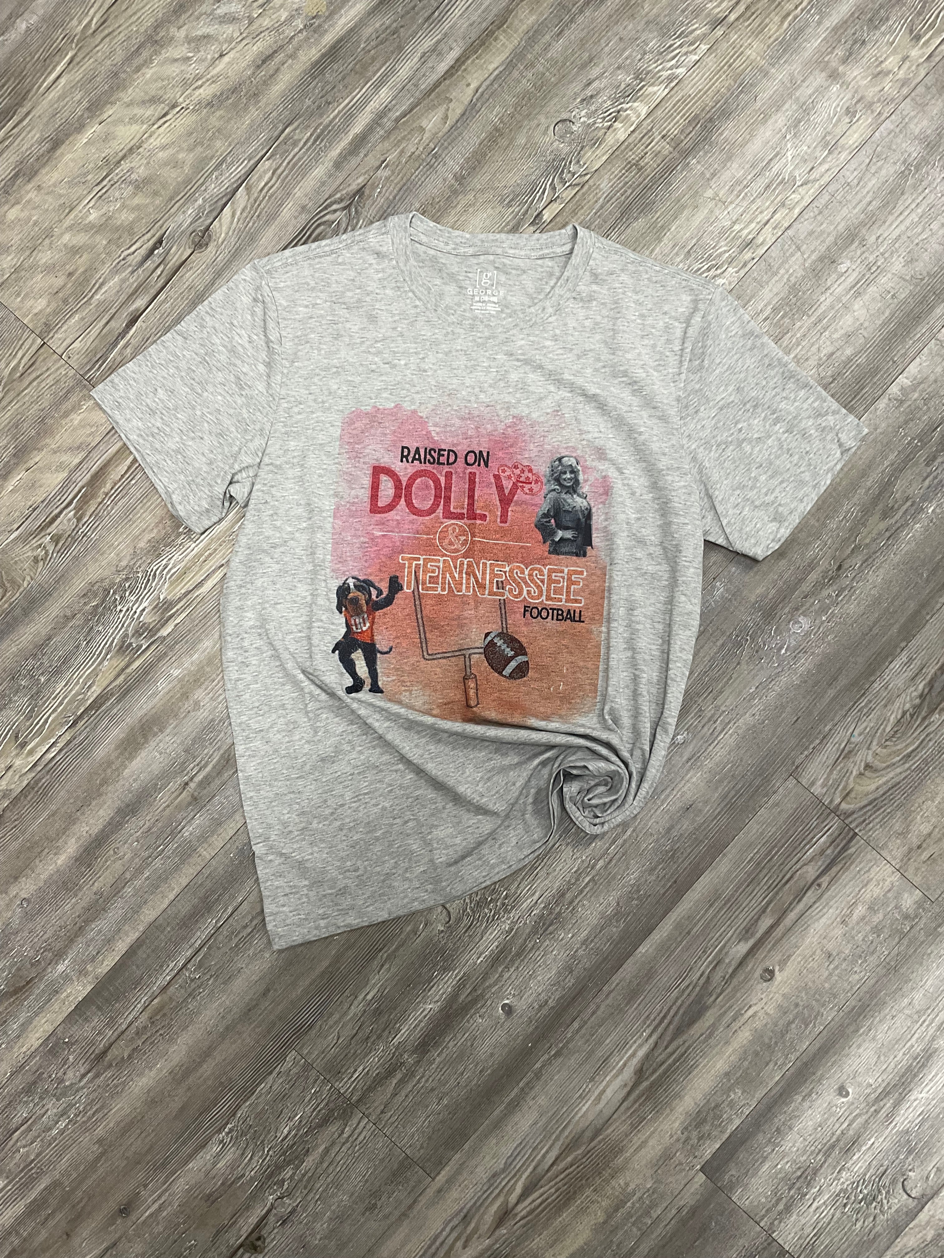 Dolly and Football Tee