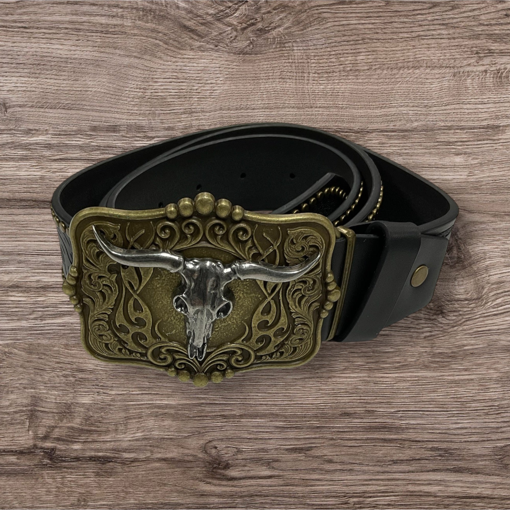 Longhorn Belt and Buckle