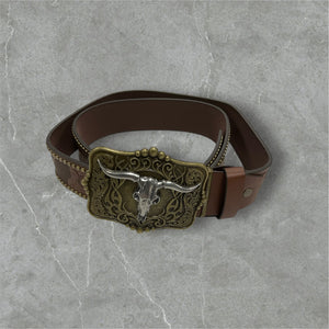 Longhorn Belt and Buckle