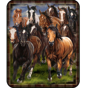 Running Horses Blanket