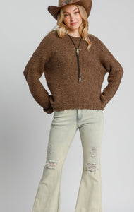 Chocolate Knit Sweater