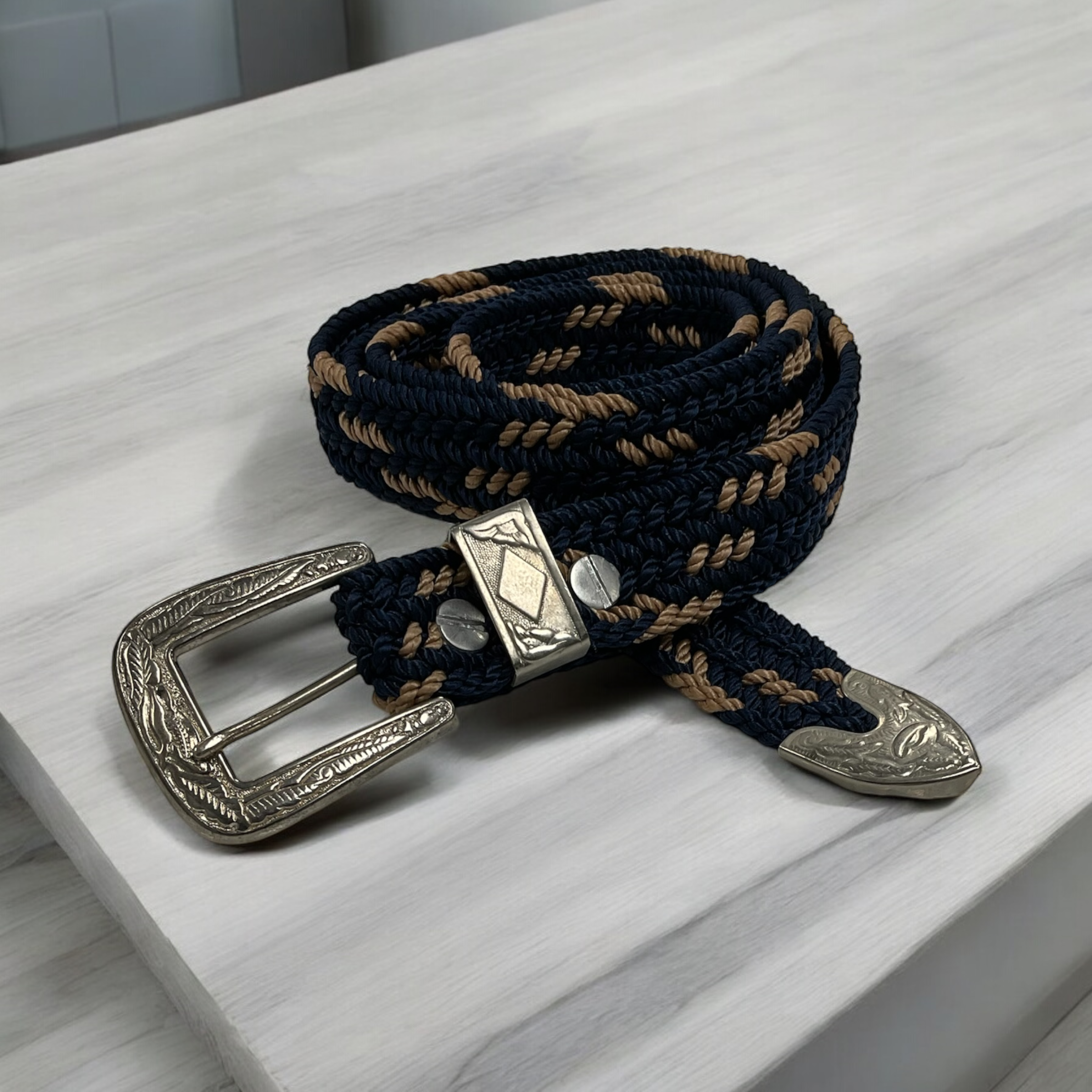 Ladies Western Woven Belt