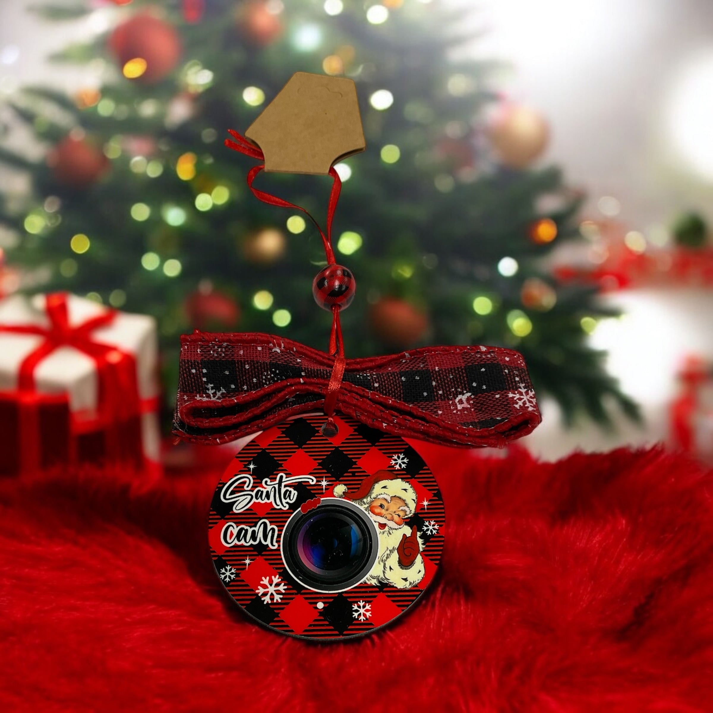 Santa Cam Ornament