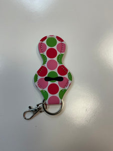 Chapstick holder keychain