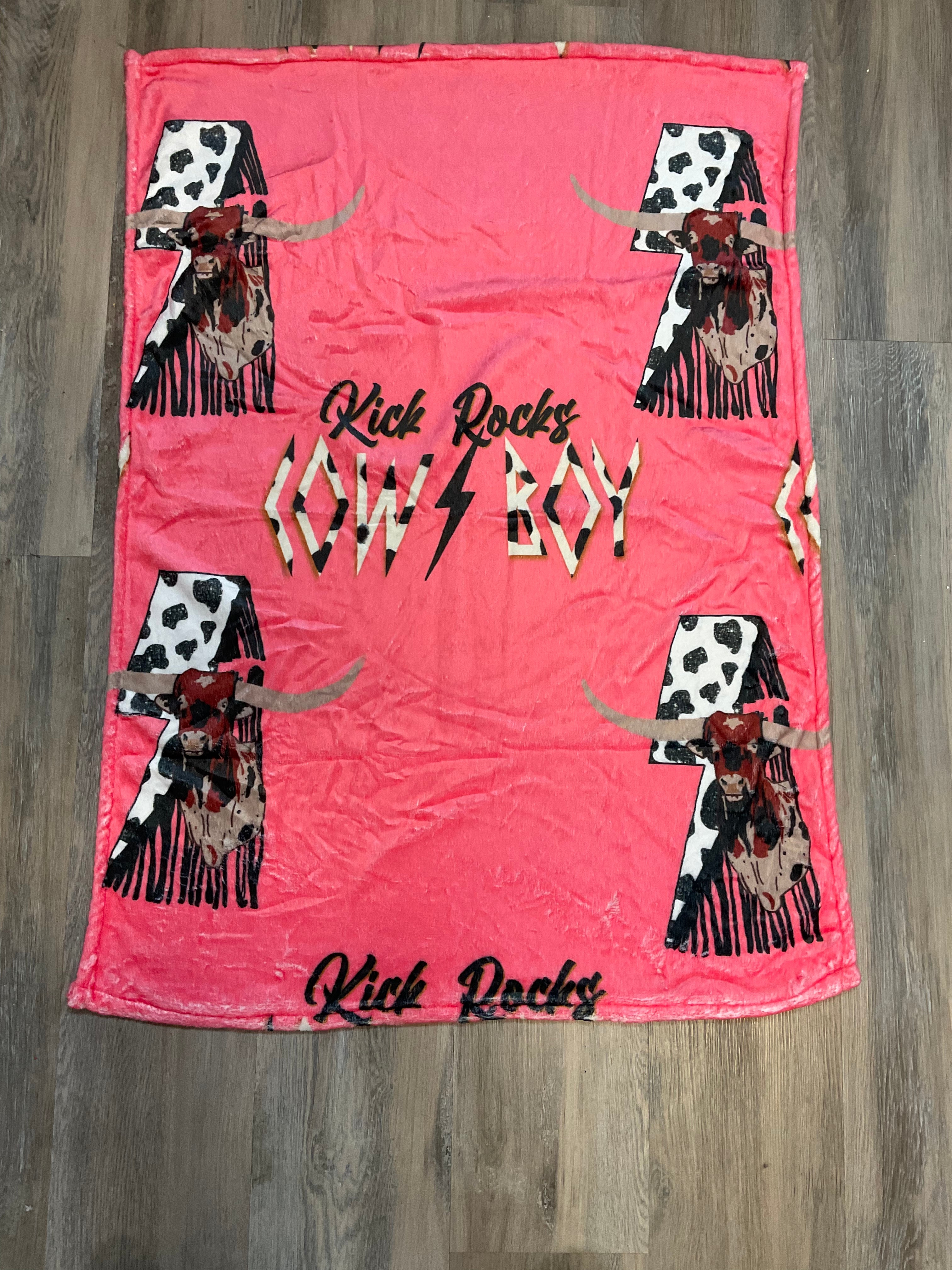 Child’s cowboy blanket